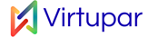 Virtupar Logo blau
